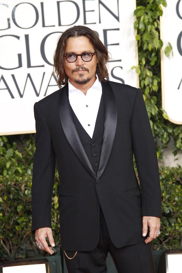 Johnny Depp arrives at the 68th Annual Golden Globe Awards on Jan. 16, 2011, at the Beverly Hilton Hotel in Beverly Hills, Calif. (Jay L. Clendenin/Los Angeles Times/MCT)