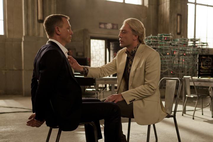 Daniel Craig (left) and Javier Bardem star in Metro-Goldwyn-Mayer Pictures/Columbia Pictures/EON Productions action adventure Skyfall. (Francois Duhamel/Courtesy Columbia Pictures/MCT)