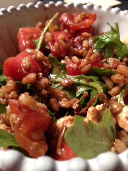 Healthy Recipe of the Week: Watermelon, Tomato, and Feta Farro Salad 
