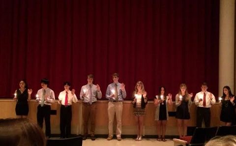 90 Juniors Inducted into National Honor Society