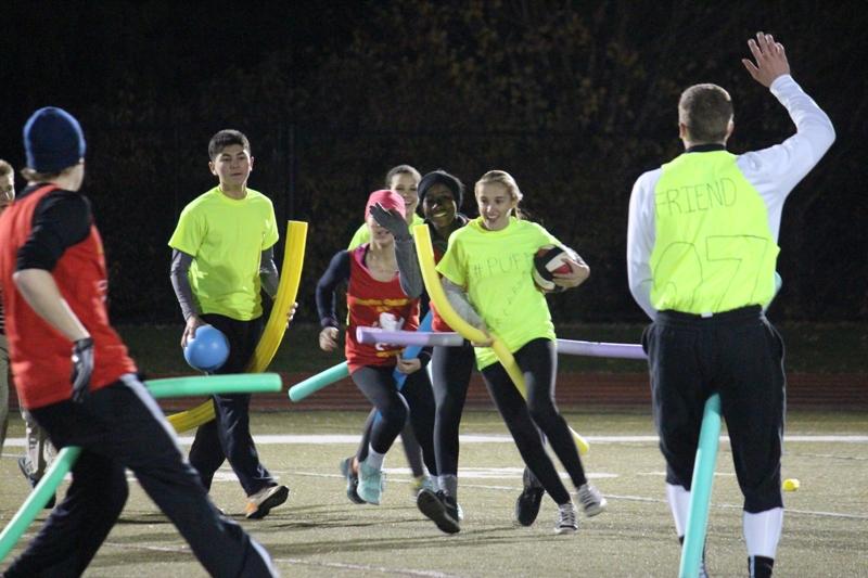 Teams from last years quidditch tournament square off.