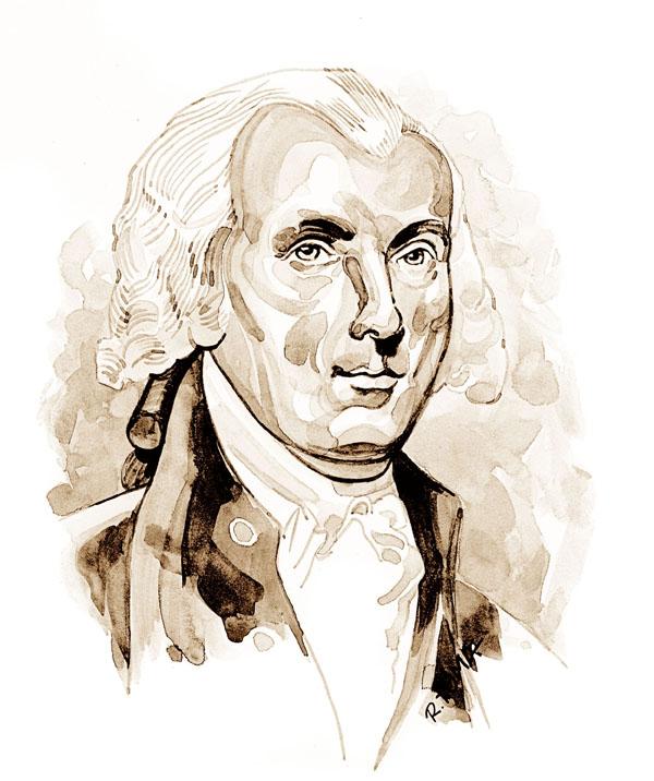 Portrait of James Madison Jr., a U.S. president. (Rick Tuma/Chicago Tribune 2013)