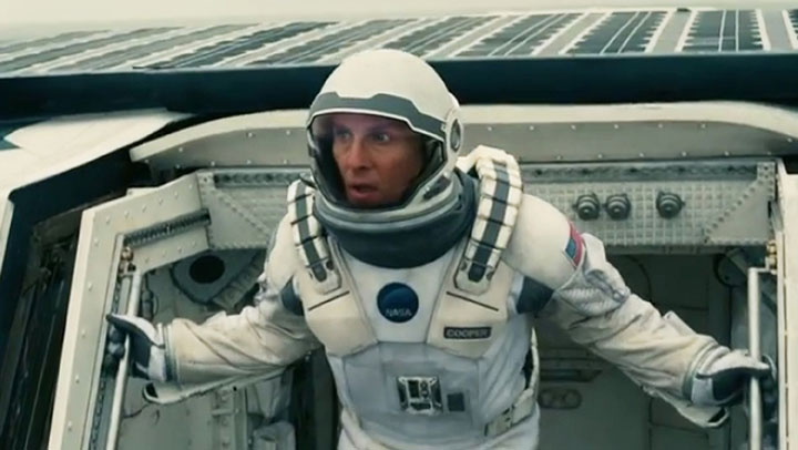 Matthew McConaughey as Cooper in Interstellar. (TNS)