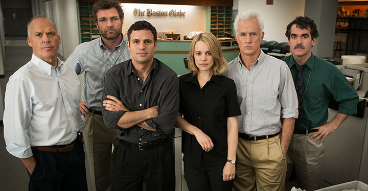 Spotlight+tells+the+story+of+how+the+Boston+Globe+uncovered+the+scandal+of+child+molestation+and+cover-up+within+the+local+Catholic+Archdiocese.+%28Kerry+Hayes%2FOpen+Road+Films%29