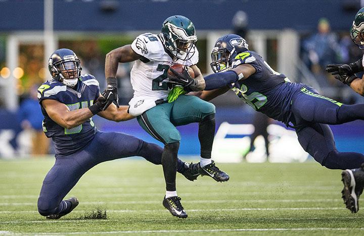 Philadelphia Eagles running back Wendell Smallwood at CenturyLink Field in Seattle, Wash. (Dean Rutz/Seattle Times/TNS)