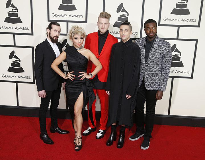 Pentatonix+arrives+at+the+58th+Annual+Grammy+Awards+on+Monday%2C+Feb.+15%2C+2016%2C+at+the+Staples+Center+in+Los+Angeles.+%28Kirk+McKoy%2FLos+Angeles+Times%2FTNS%29
