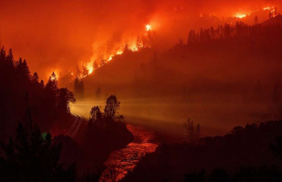 Climate Change and Last Years Wildfires in California