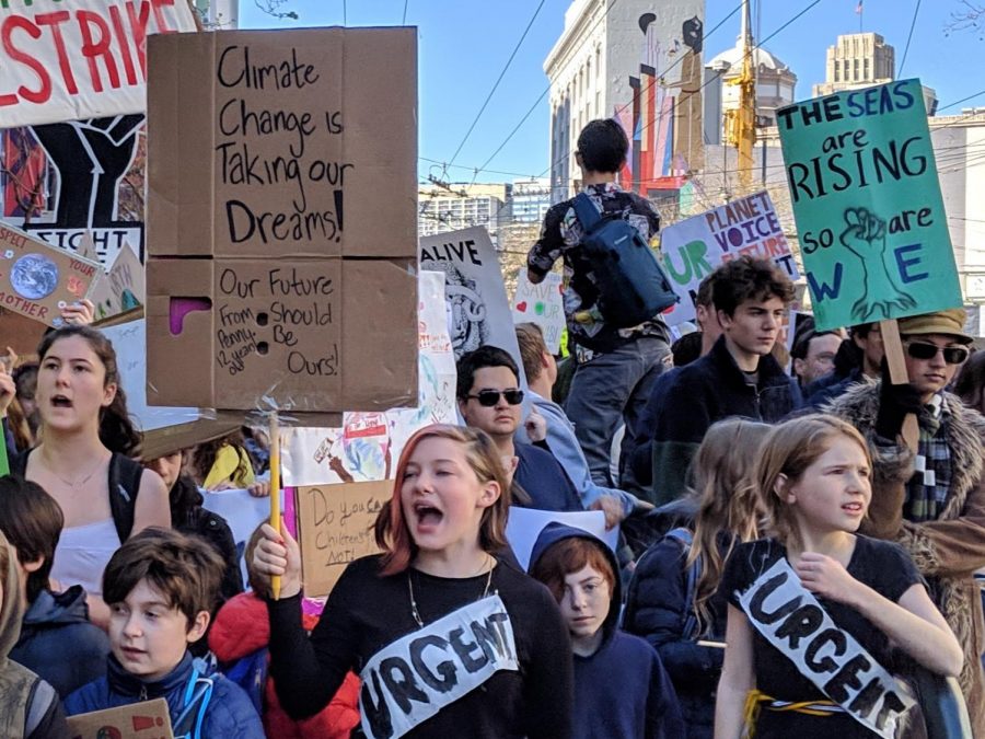 The Youth Climate Strike, like this one in San Francisco, was a coordinated protest in cities across the world, including Philadelphia.