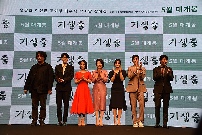 The films director and cast.