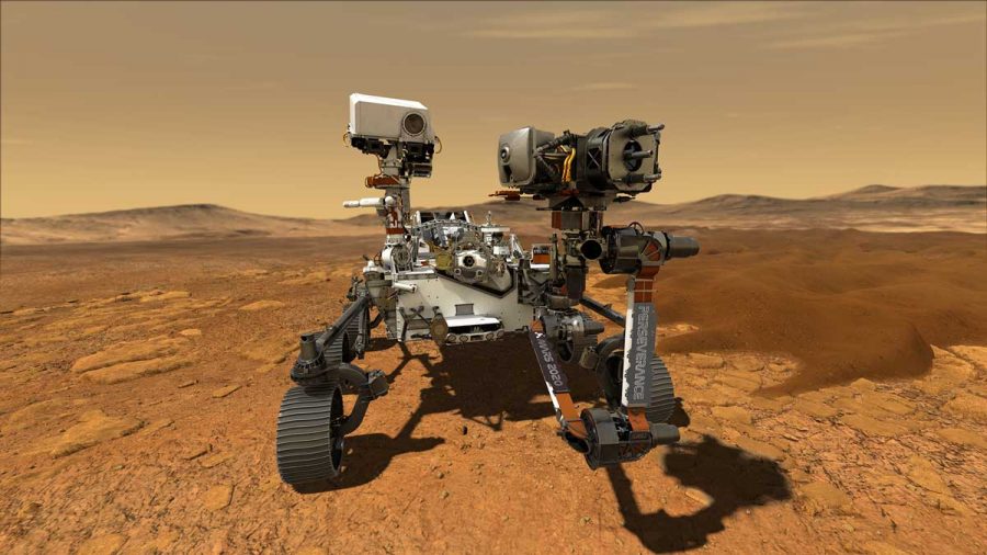 NASAs+Perseverance+Rover+Lands+on+Mars